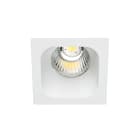 Aric - IVARO - Downlight carré fixe blanc, IP44, LED intég. 65° 34W 4000K 3500lm
