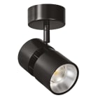 Aric - NINETY 01 - Proj. s/patère, noir, angle 60°, LED intég. 39W 4000K 3700lm