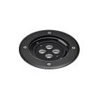 Aric - TECNISOL 150 - Enc.Sol Ext. IP67 IK10, rond, noir, LED 12W 45° 4000K 800lm