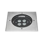Aric - TECNISOL 150 - Enc.Sol Ext. IP67 IK10, carré, inox, LED 12W 45° 3000K 650lm