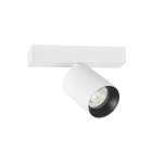 Aric - NOLAN B1 - Spot s/patère, blanc, a/lpe LED 6,6W 3000K 680lm incl.