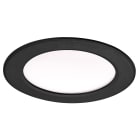 Aric - FLAT-ISO-Downlight IP65 recouvr., 13W 1230lm 2700/3000/4000K (3-CCT), noir