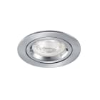 Aric - DLT-ISO 75 - Encastré GU10 fixe, nickel, recouvrable, RE2020, Lpe non incl.