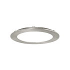 Aric - Downlight FLAT CCT plat rond fixe nickel 110° LED 11,4W 1100lm 3000/4000K