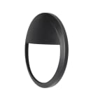 Aric - Collerette demi-lune noire, 1/4 de tour pour RHEA CCT