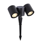 Aric - TOPAZE - Proj. Ext. IP54 IK08 piquet, 2 têtes, lpes LED 4,2W 3000K 500lm incl.