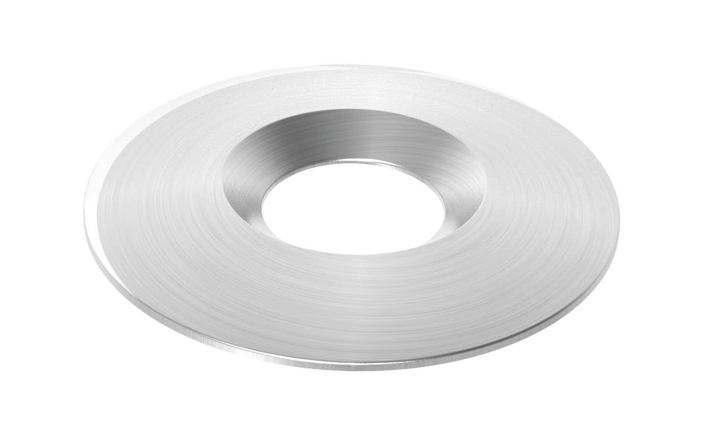 Aric - Collerette pour encastré AIR BLOCK 3 - couleur nickel - fixation par clip