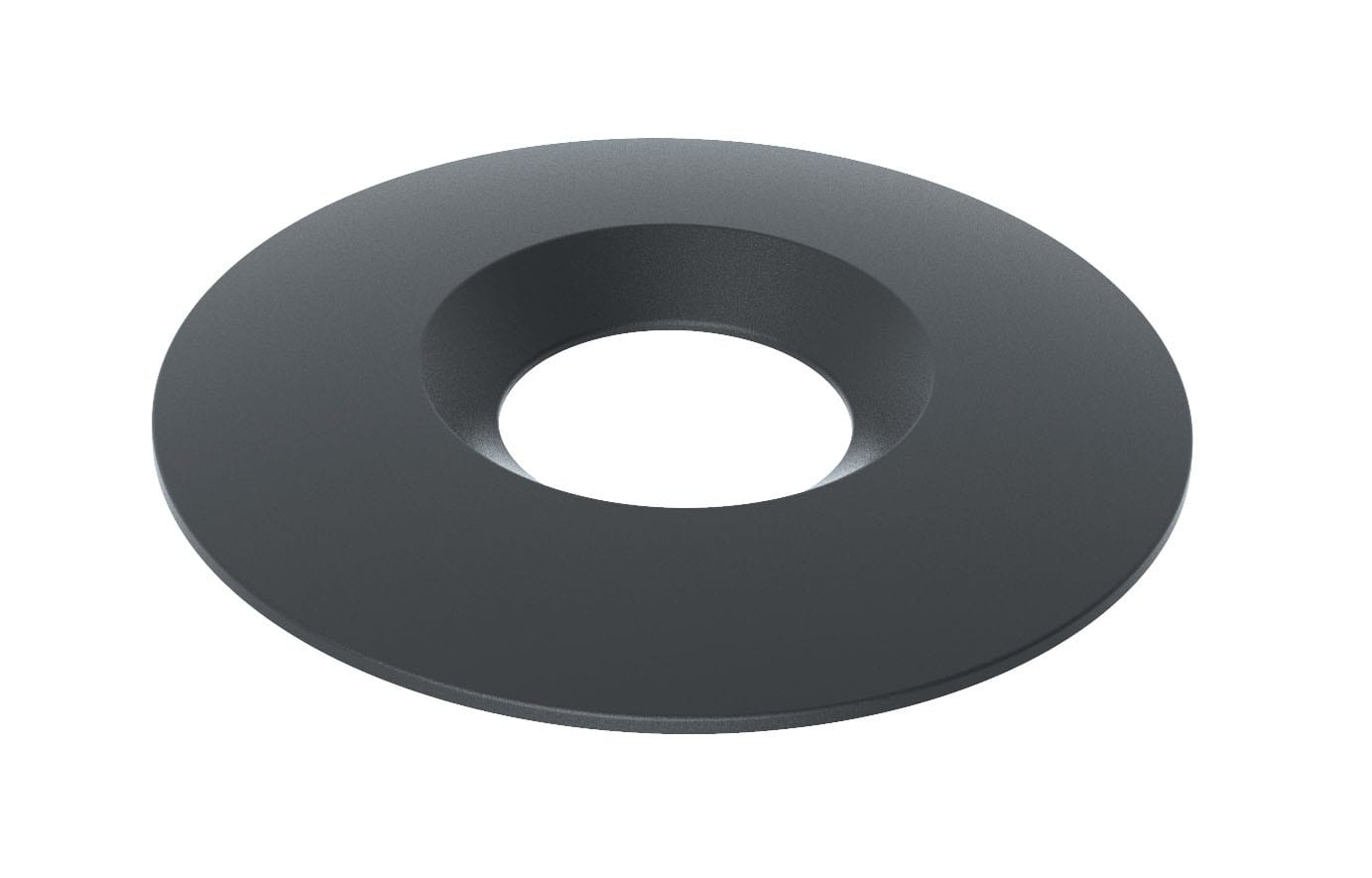 Aric - Collerette pour encastré AIR BLOCK 3 - couleur noire - fixation par clip