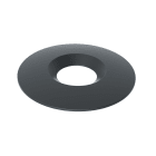 Aric - Collerette pour encastré AIR BLOCK 3 - couleur noire - fixation par clip