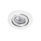 Aric - TIPO R - Encastré GU10, rond, orientable, blanc, a/lpe LED 7W 3000K 650lm incl.