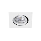 Aric - TIPO - Encastré GU10, carré, orientable, blanc, a/lpe LED 6W 4000K 500lm incl.