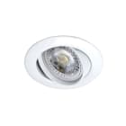 Aric - LUNAR - Enc.GU5,3, IP20, rond, orientable, blanc, lpe LED 5,3W 4000K 460lm