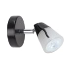 Aric - DIAM 01 - Spot sur patère GU10, noir, a/lpe LED 4,2W 3000K 500lm incl