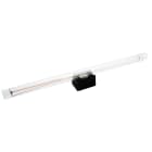 Aric - ELASTO LED 2 - Applique Mur minimaliste avec tube S14d LED fourni, en métal noir