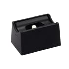 Aric - ELASTO LED 2 - Applique murale minimaliste, tube S14d non fourni, en métal noir