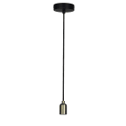 Aric - EPOQUE - Susp. E27 60W max, douille style rétro, bronze, Lpe non incl.