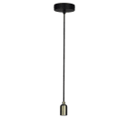 Aric - EPOQUE - Susp. E27 60W max, douille style rétro, bronze, Lpe non incl.