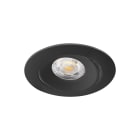Aric - ASPEN TILT - Encastré rond, basculant, noir, LED 5,5W 30° 430lm 3000/4000K (CCT)