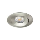 Aric - ASPEN TILT - Enc. rond, basculant, nickel, LED 5,5W 30° 430lm 3000/4000K (CCT)