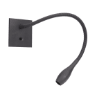 Aric - LIZA 2 ET3 - Liseuse avec inter 2,3W 3000K 110lm 40° 30000h, encastrée, noire