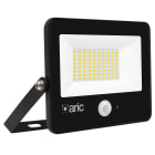 Aric - WINK 2 PIR sensor - Proj. Ext. IP65 IK08, noir, LED 110° 50,6W 3000K 5000lm