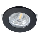 Aric - S1200 - Encastré rond noir Ø70mm, LED G4 1,8W 3000K 150lm incl.