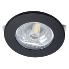 Aric - S1200 - Encastré rond noir Ø70mm, LED G4 1,8W 3000K 150lm incl.