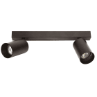 Aric - NOLAN B2 - Plaf./Appl. Mur, noir, a/lpe LED 6,6W 4000K 680lm incl.