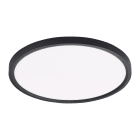 Aric - Plafonnier ROMI rond LED CCT : 3000K / 4000K / 6500K 30W 2500lm 30000h noir