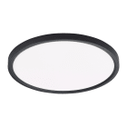 Aric - Plafonnier ROMI rond LED CCT : 3000K / 4000K / 6500K 30W 2500lm 30000h noir