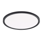 Aric - Plafonnier ROMI rond LED CCT : 3000K / 4000K / 6500K 48W 3150lm 30000h noir