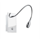 Aric - LIZA 3 01 - Liseuse 3,2W 3000K 135lm 30000h, patère, chromé, Made in France