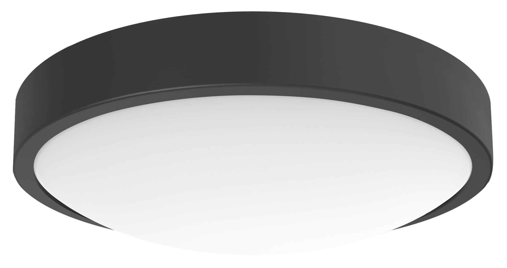 Aric - C4 CCT - Plaf. / Appl. Mur IP44 LED intég. 10W CCT 3000-4000K 900lm, noir