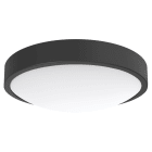 Aric - C4 CCT - Plaf. / Appl. Mur IP44 LED intég. 10W CCT 3000-4000K 900lm, noir