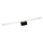 Aric - ELASTO LED 2 - Applique murale avec tube filament LED S14d LED, métal noir