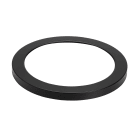 Aric - Collerette pour encastré UNIVERSAL 24 - couleur noir - fixation par clip