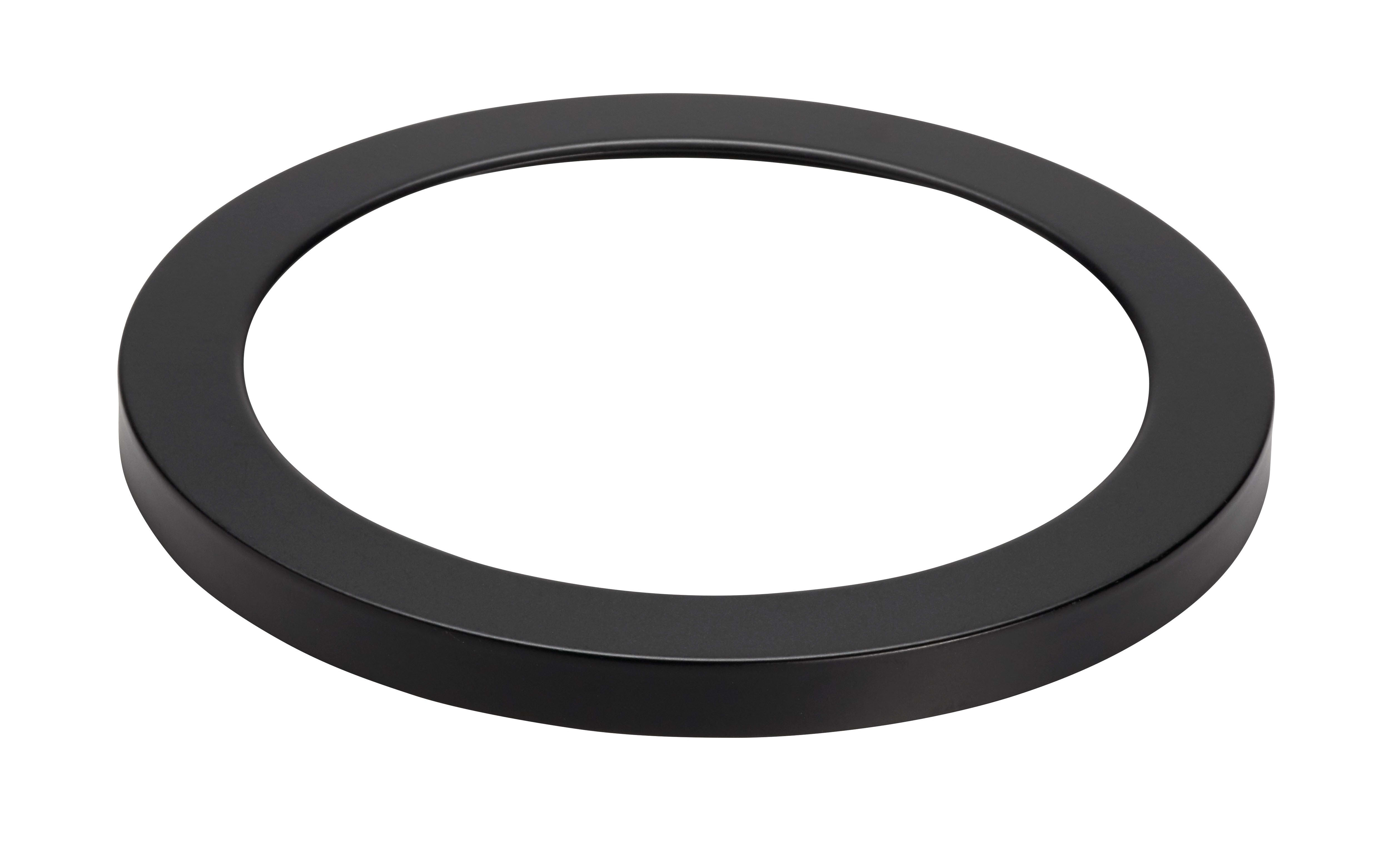 Aric - Collerette pour encastré UNIVERSAL 24 - couleur noir - fixation par clip