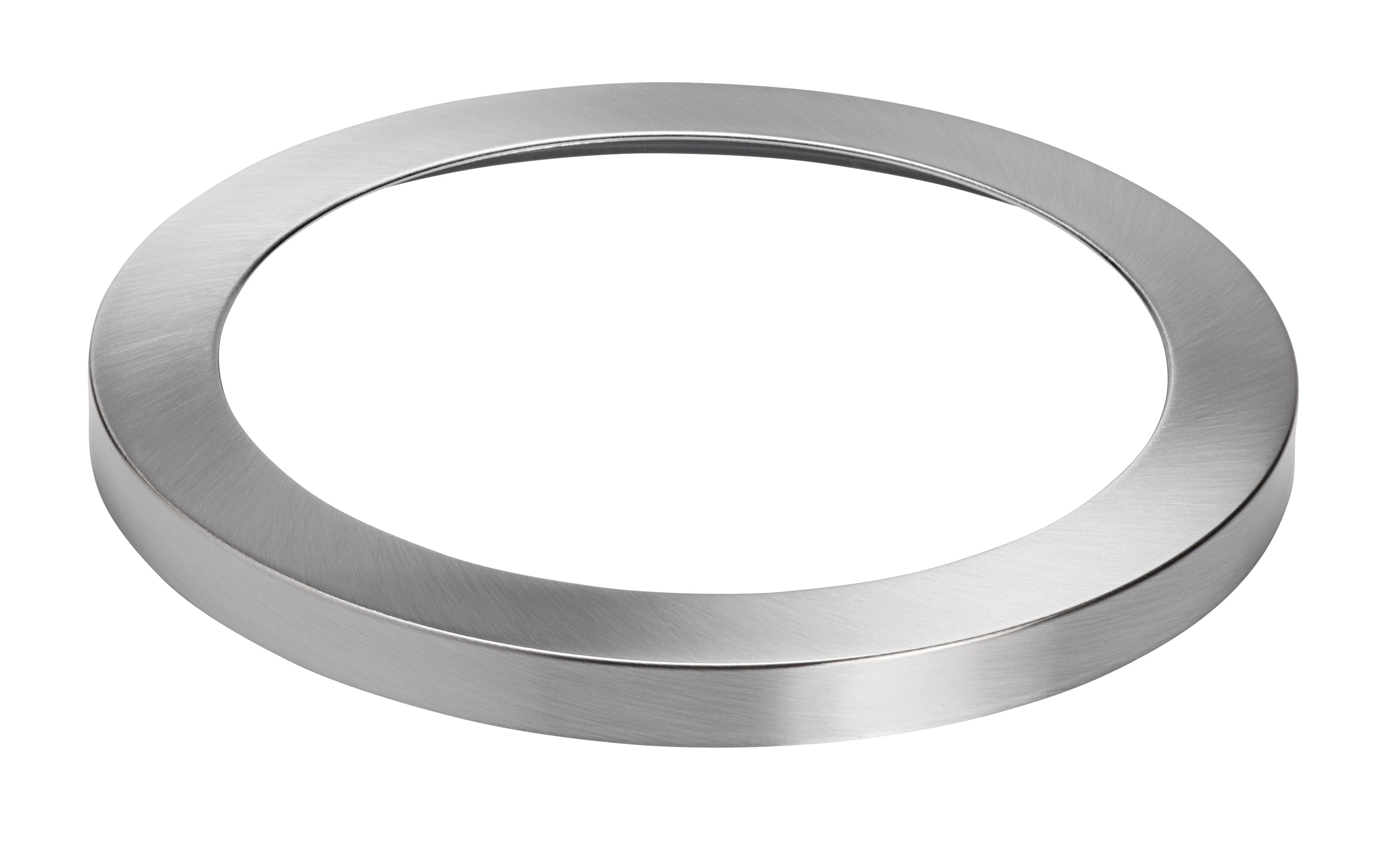 Aric - Collerette pour encastré UNIVERSAL 24 - couleur nickel - fixation par clip
