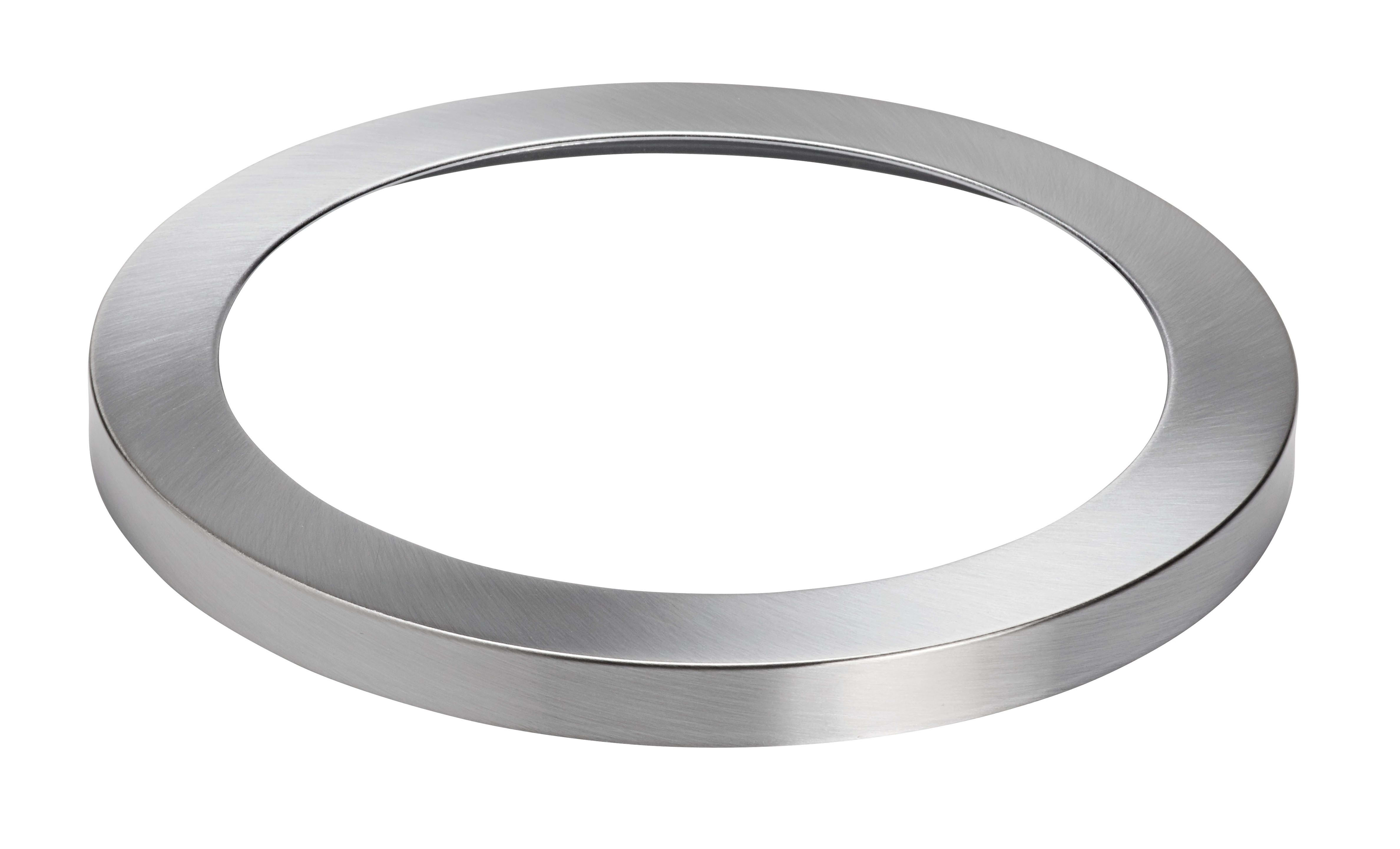 Aric - Collerette pour encastré UNIVERSAL 24 - couleur nickel - fixation par clip