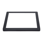 Aric - Collerette pour encastré UNIVERSAL 18 CARRE - couleur noir - fixation par clip