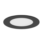 Aric - Downlight FLAT CCT rond fixe noir 110° LED 8W 750lm 2700/3000/4000K