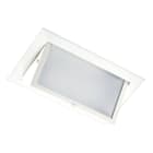 Aric - METROPOLIS - Downlight bascul., LED 75° intég. 43,6W 4000K 4250lm 50000h, blanc