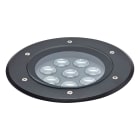 Aric - TECNISOL 200 ASY -Enc.Sol Ext. IP67 IK10 rond noir, LED 23W 70X40° 3000K 1370lm