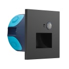 Aric - WALL - Encastré Mur noir PIR Sensor 3CCT 27-30-4000K 2W 20lm
