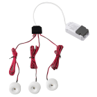 Aric - Kit 3 spots S40 alu blanc LED 6,5W 3x90lm 3000K 50000h dimmables