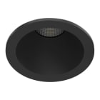 Aric - Collerette métal aimantée pour encastré EF4, ronde, couleur : noir