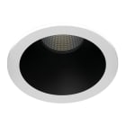 Aric - Collerette métal aimantée pour encastré EF4, ronde, couleur : blanc