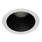 Aric - Collerette métal aimantée pour encastré EF4, ronde, couleur : blanc