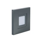 Aric - ISO 60 - Encastré Mur LED 1,2W bleu 2lm 115° 30000h face avant alu anthracite
