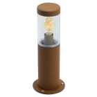 Aric - SAXO - Borne 40cm Ext. IP66 IK08, corten, douille E27 15W max (LED)
